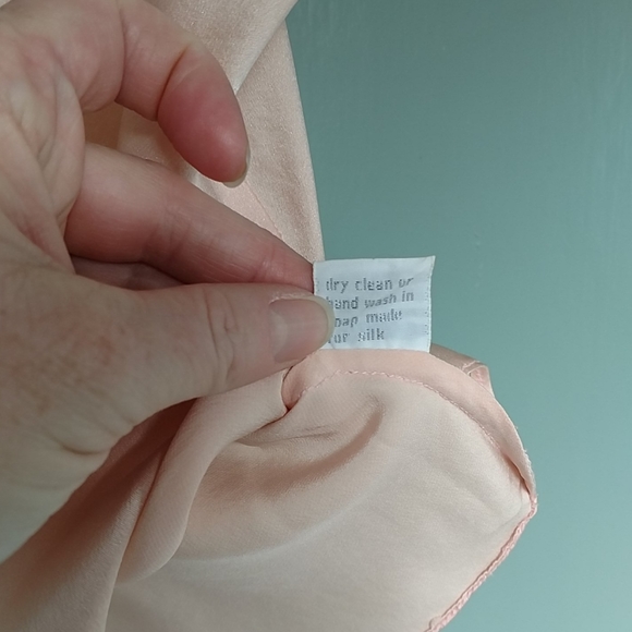Vintage soft pink 100% silk camisole - Picture 6 of 9